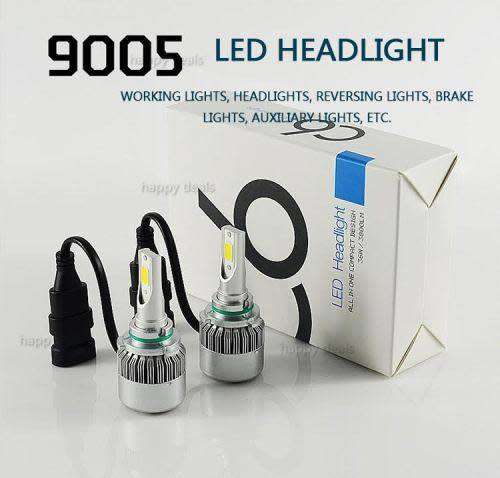 1 Set of LED Globes Vehicle Car Bulb Kit 6000k White - 9005 HB3 only