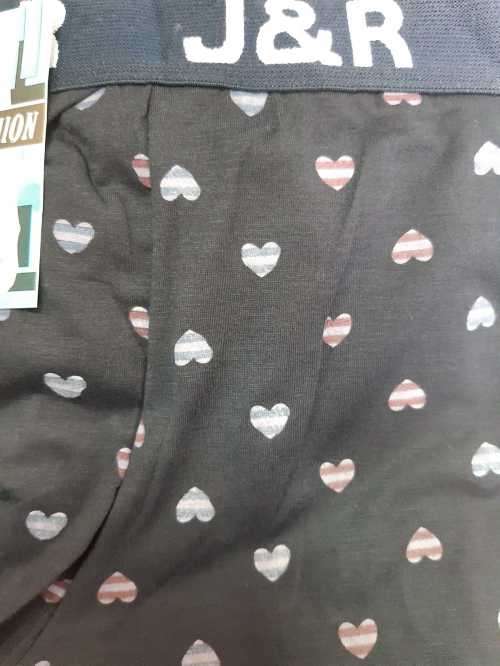 Men`s Underwear with Heart Print - Small