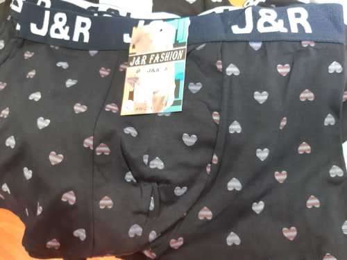 Men`s Underwear with Heart Print - Small