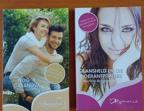 Afrikaans Adult Story Books x 2