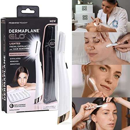 Dermaplane Glo - Lighted Facial Exfoliator & Hair Remover