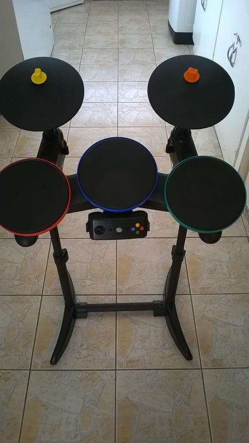 xbox drumset with guitar and extras