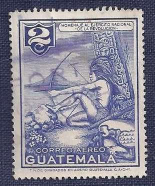 Guatemala .1954 .National Revolutionary Army Commemoration  2c