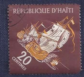 Haiti.1961.Tourism. History of Tortuga Island  Privateer in Battle 20c