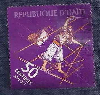 Haiti.1961.Tourism. History of Tortuga Island  Pirates 50c  Airmail