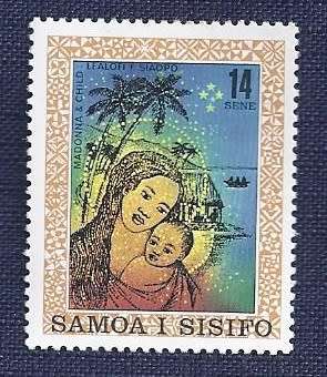 Samoa.1980.Christmas  Full set unhinged mint
