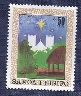 Samoa.1980.Christmas  Full set unhinged mint