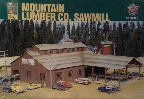Walthers Cornerstone HO kit - Mountain Lumber Co. Sawmill