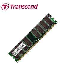1G DDR 400 DIMM CL3 Transcend Desktop Ram