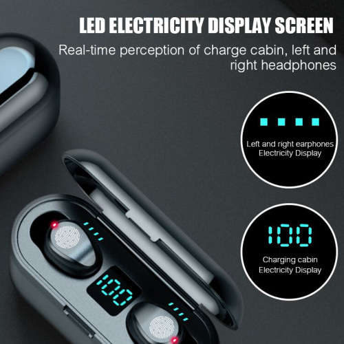 TWS Touch Bluetooth Earbuds with 2000mAh Powerbank