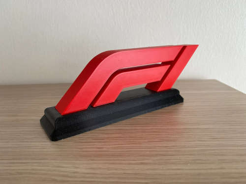 F1 Logo Decorative - Formula 1 3D Printed