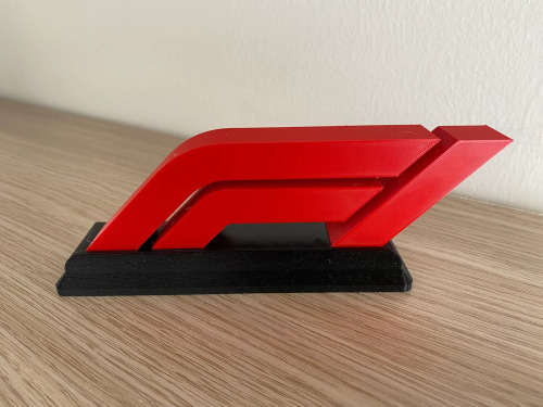 F1 Logo Decorative - Formula 1 3D Printed