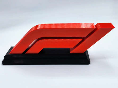 F1 Logo Decorative - Formula 1 3D Printed