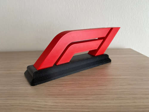 F1 Logo Decorative - Formula 1 3D Printed