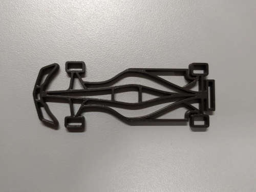 Formula 1 Car Keychain 3D Printed