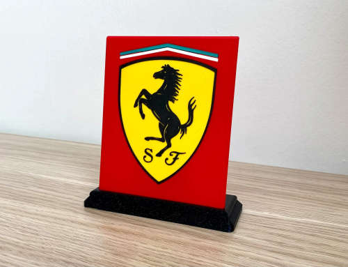 Ferrari F1 Logo - 3D Printed