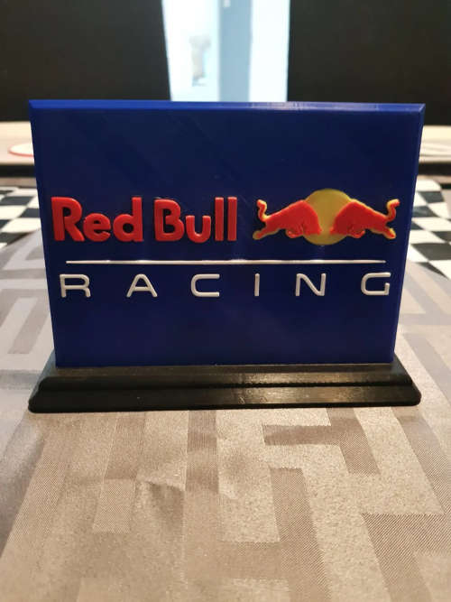 Redbull F1 Logo - 3D Printed
