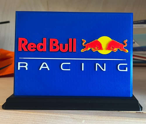 Redbull F1 Logo - 3D Printed