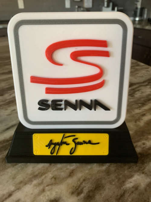SENNA - In memory of the F1 legend - 3D Printed