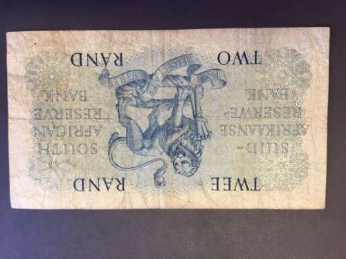 South Africa Two Rand G Rissik 1st Issue 1962