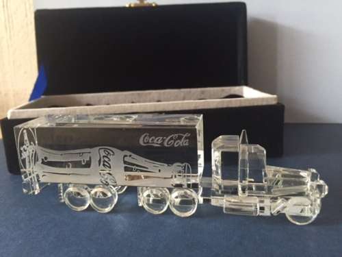 Glass Coco Cola truck