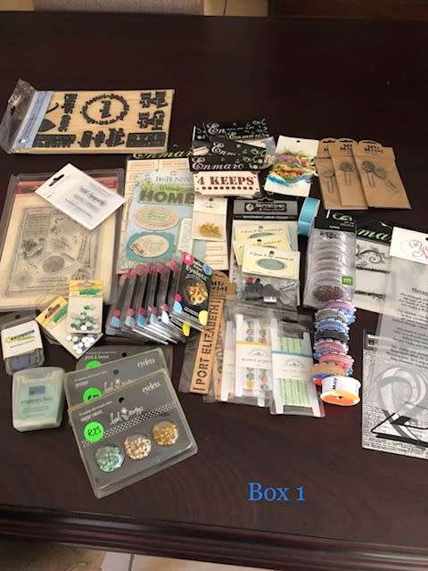 Scrapbooking - brads, eyelets, jelly stamps etc