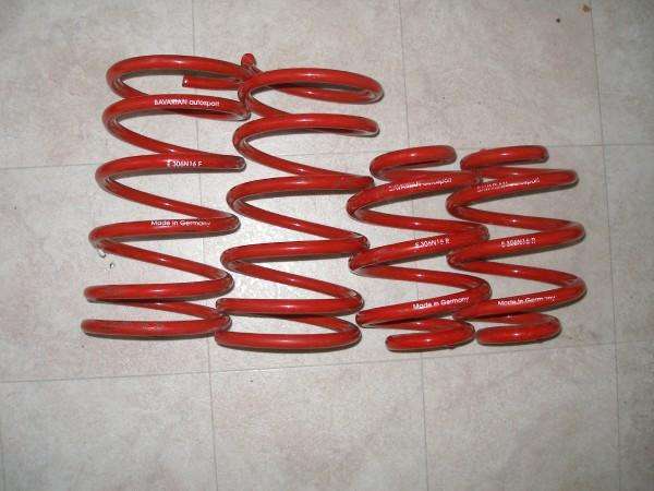 VW JETTA / GOLF <<VR6>> LOWERING SPRINGS SET