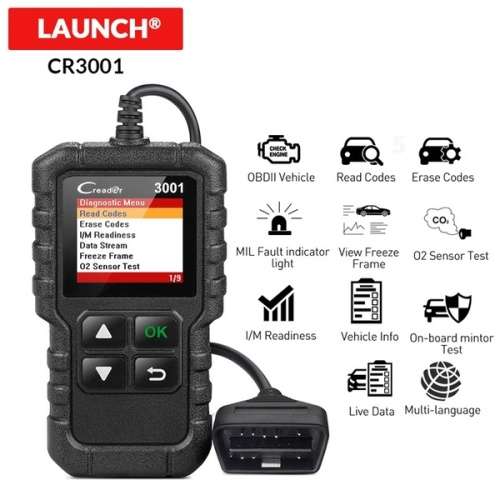 LAUNCH CR3001 X431 Creader 3001 OBD2 Scanner Automotive Car Diagnostic