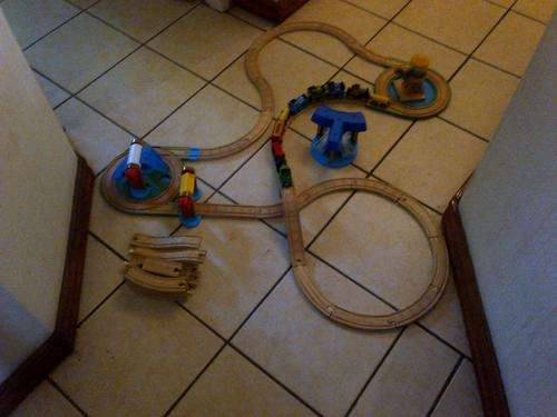 TOMMY THE TRAIN TRACK AND TRAINS