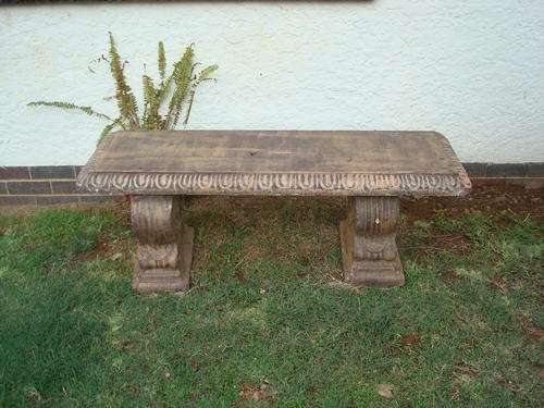 CONCRETE GARDEN BENCH