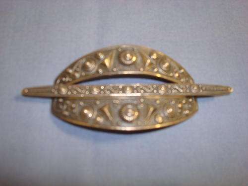 SILVER ANTIQUE HAIR CLIP