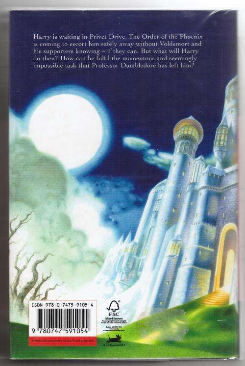 Harry Potter and the Deathly Hallows  --  J. K. Rowling  * 1st ed. *