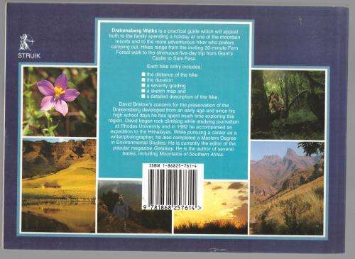 Drakensberg Walks : 120 Graded Hikes and Trails  -  David Bristow