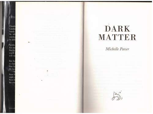 Dark Matter  --  Michelle Paver