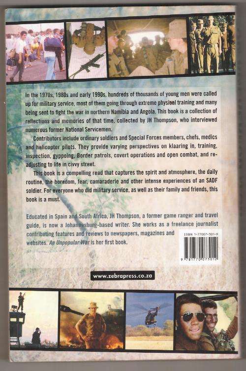 An Unpopular War: From afkak to bosbefok  --  J, H. Thompson