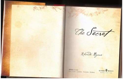 The Secret -- Rhonda Byrne