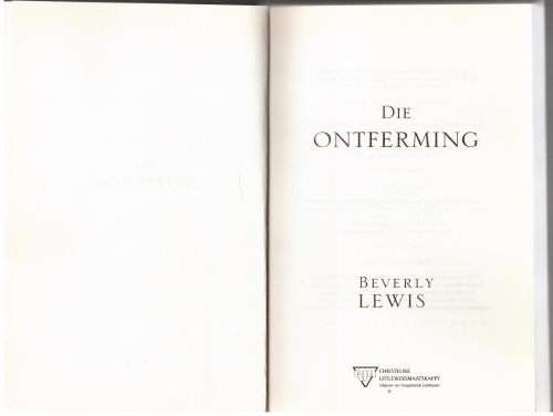 Die Ontferming  --  Beverly Lewis