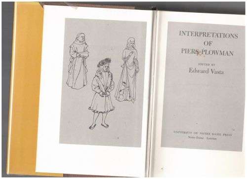 Interpretations of Piers Plowman - Edward Vasta (Ed.)