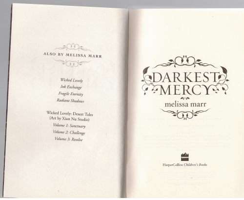 Darkest Mercy -- Melissa Marr