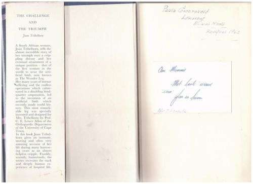 The Challenge and the Triumph -- Joan Tribelhorn