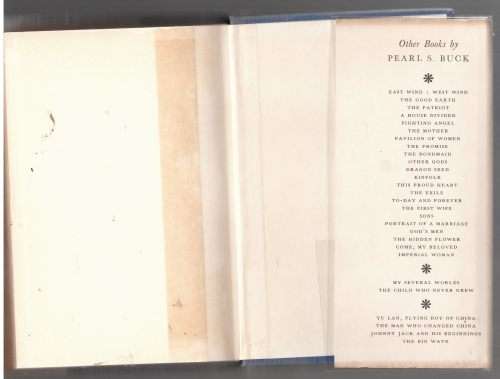 Letter from Peking A Novel -- Pearl S Buck