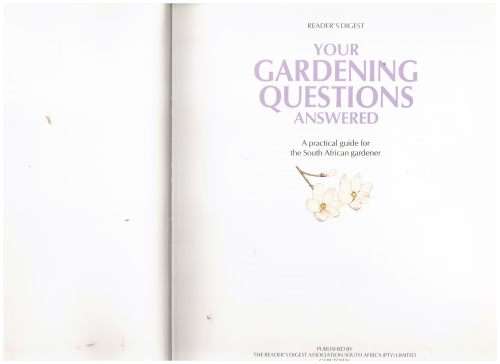 Your Garden Questions Answered -- Jennifer Godbold-Simpson (Reader's Digest)