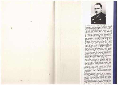 Tumult in the Clouds -- James A. Goodson * SIGNED *