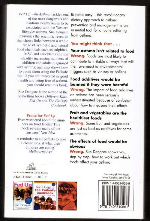 Fed Up with Asthma: How Food Affects Asthma and what You Can Do about it -- Sue Dengate