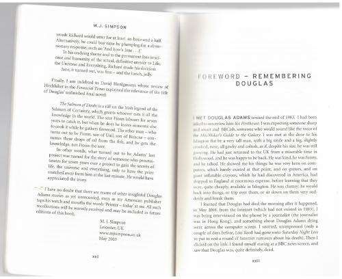 Hitchhiker: A Biography of Douglas Adams -- M. J. Simpson