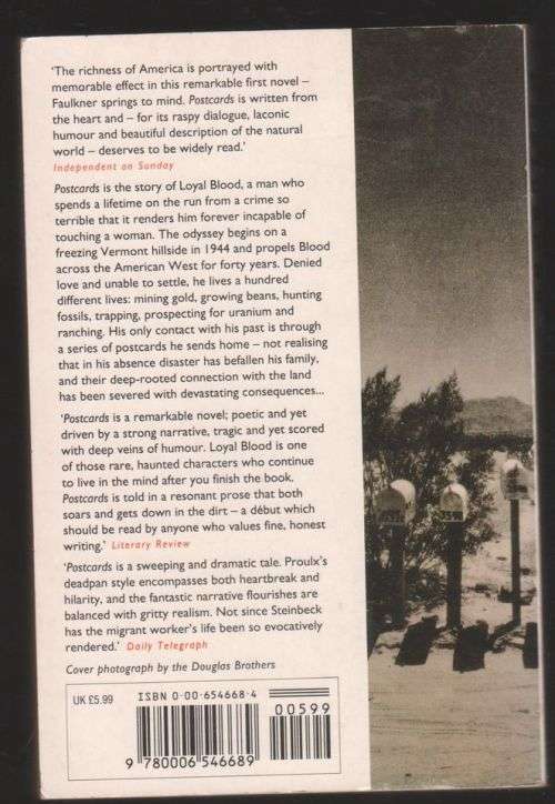 Postcards -- Annie Proulx