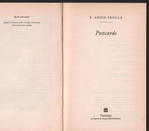 Postcards -- Annie Proulx