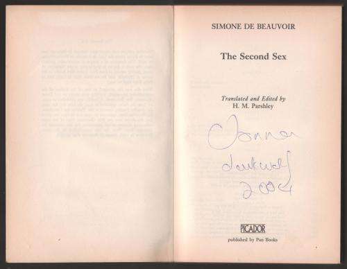 The Second Sex  --  Simone de Beauvoir