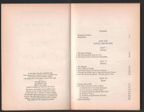 The Second Sex  --  Simone de Beauvoir