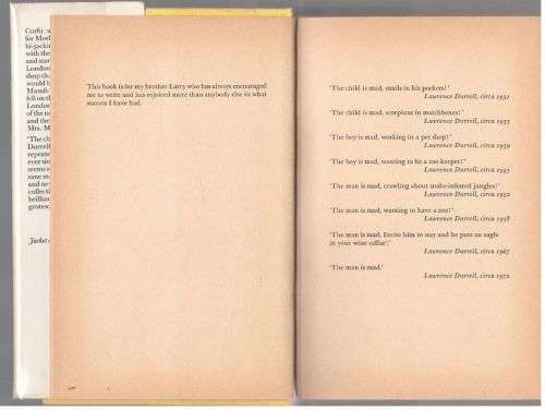 Fillets of Plaice -- Gerald Durrell